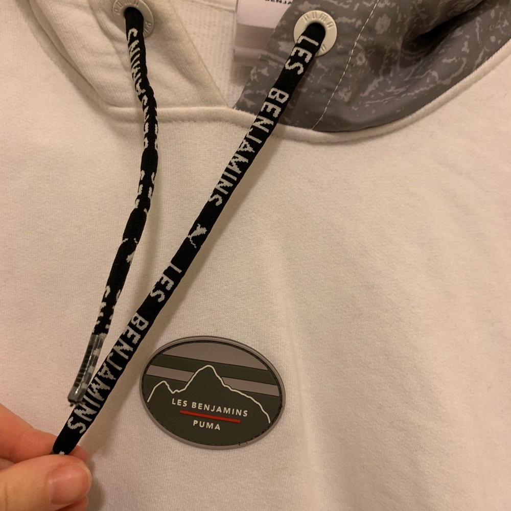 Puma x Les Benjamins white hoodie - Picture 2 of 4